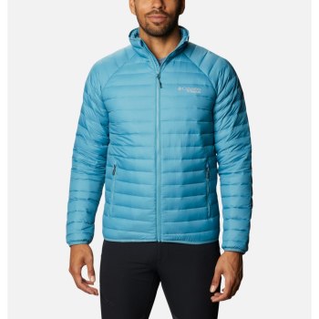 Columbia Alpha Trail Down, Chamarras Azules Para Hombre | 398725-HNX